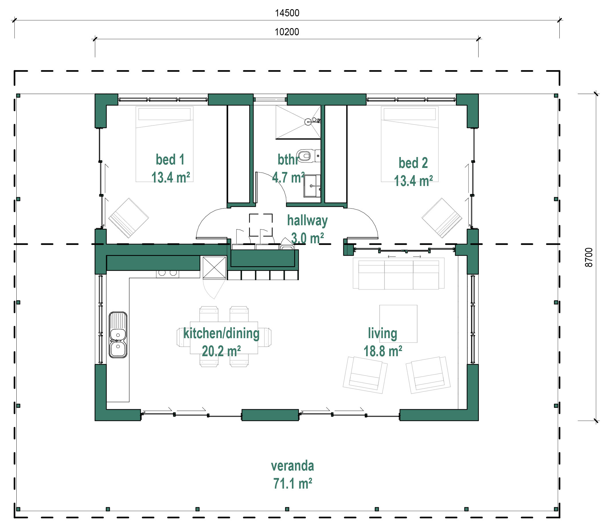 HempBLOCK House Plan_Marlowe_Metric